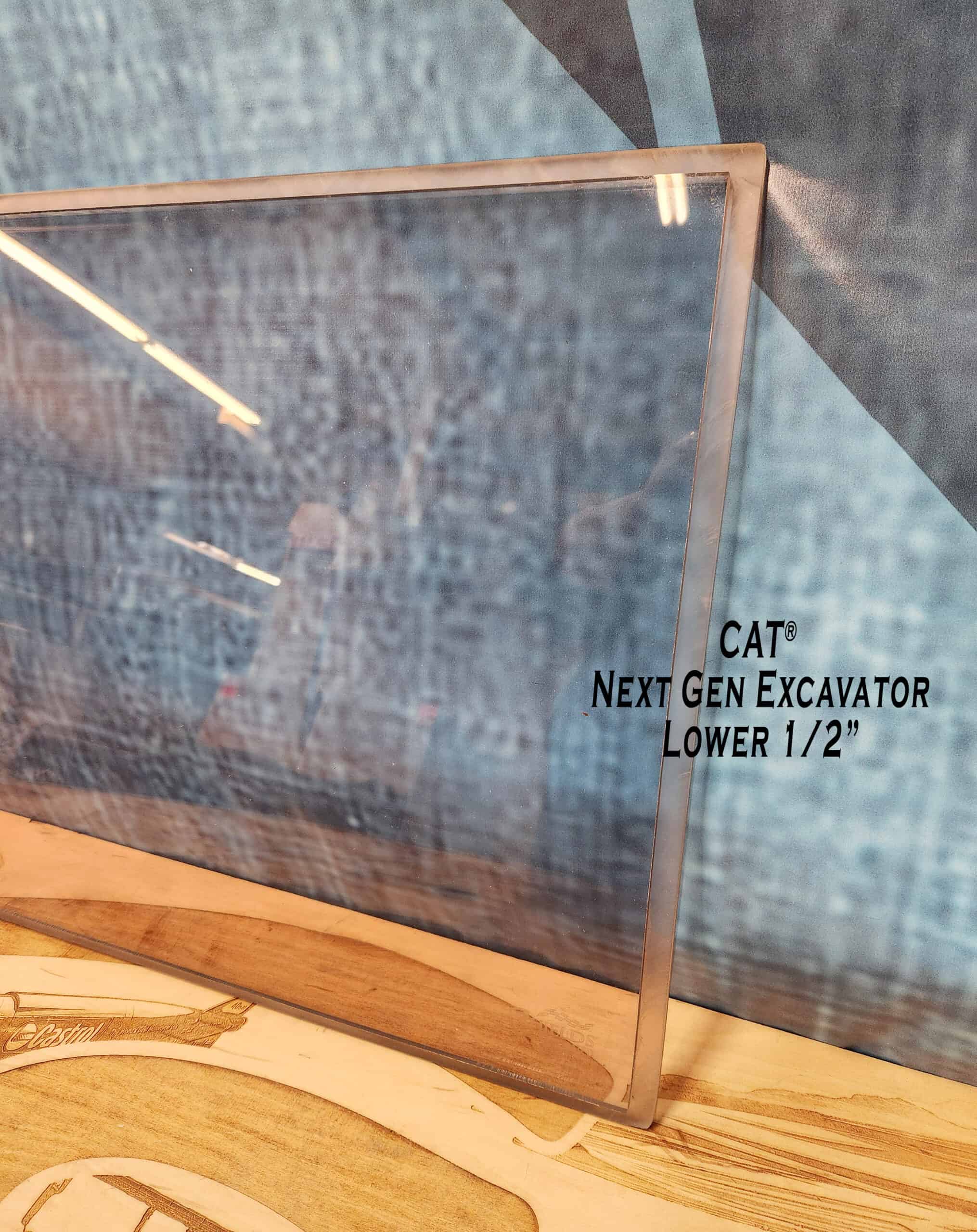 CAT Next Gen 316-395 Excavator Windshield - Image 2