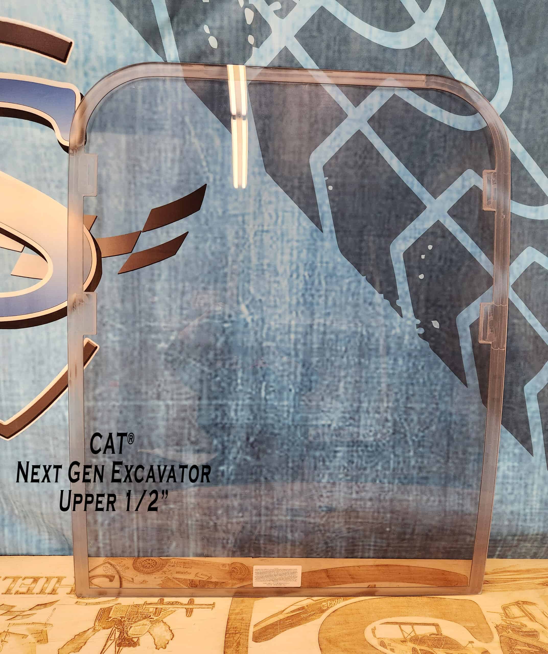 CAT Next Gen 316-395 Excavator Windshield - Image 5