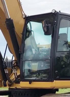 CAT Next Gen 316-395 Excavator Windshield