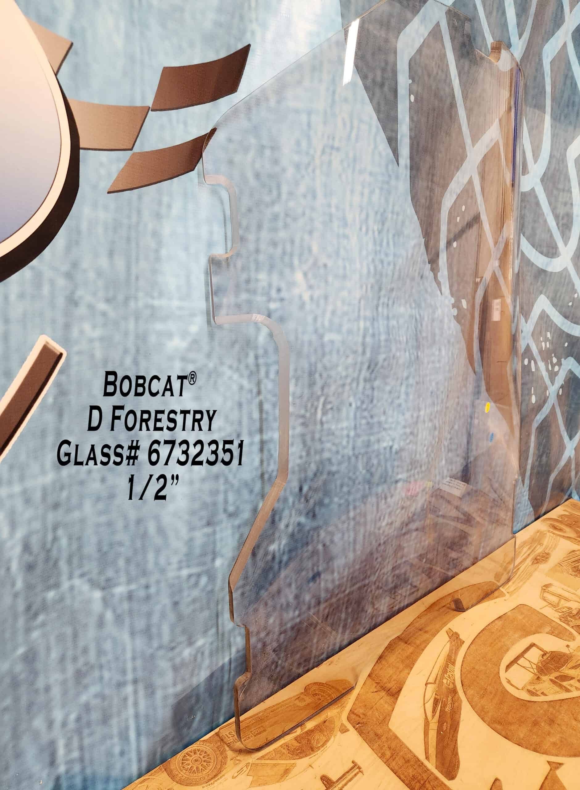 Bobcat Windshield D Series: Forestry Replacement - Image 2