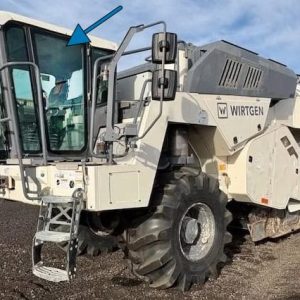 Wirtgen Reclaimer: Left Hand Door & Front Windshield